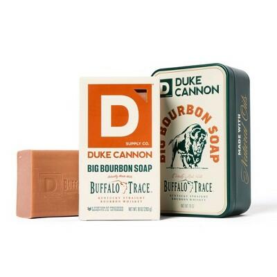 Duke Cannon Buffalo Trace Bourbon Big Brick Men's Soap 10oz Collectible Tin