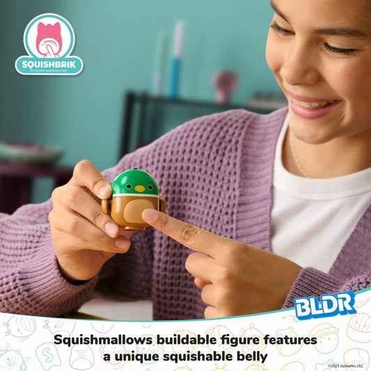 BLDR Squishmallows Avery's Ball Game Building Set Avery The Mallard Duck 8+ 0044