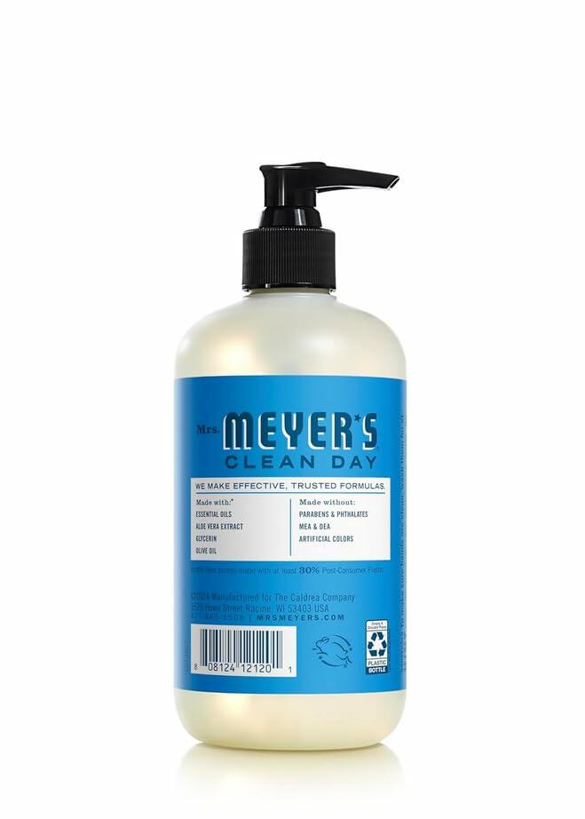 Mrs. MEYER'S CLEAN DAY Liquid Hand Soap Blueberry 12.5oz Pack of 6