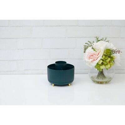 Thinkspace Cosmetic Rotating Storage Organizer Teal