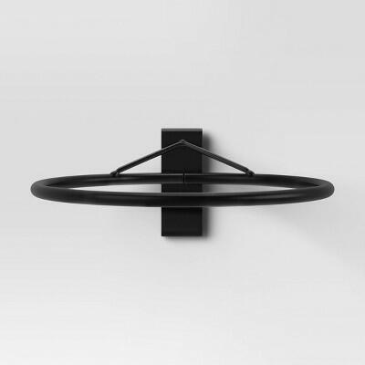 Room Essentials 4pc Steel Planter Brackets Black 0.68x0.72x0.28'