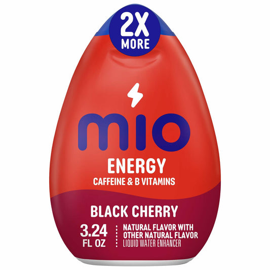 Mio Energy Liquid Water Enhancer Black Cherry 3.24 fl oz Bottle