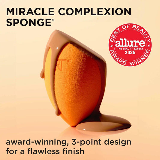 Real Techniques Miracle Complexion Beauty Sponge, 2 Count, Latex Free