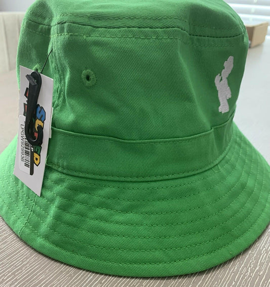 Mario Culturefly Super Mario Luigi Green Bucket Hat One Size