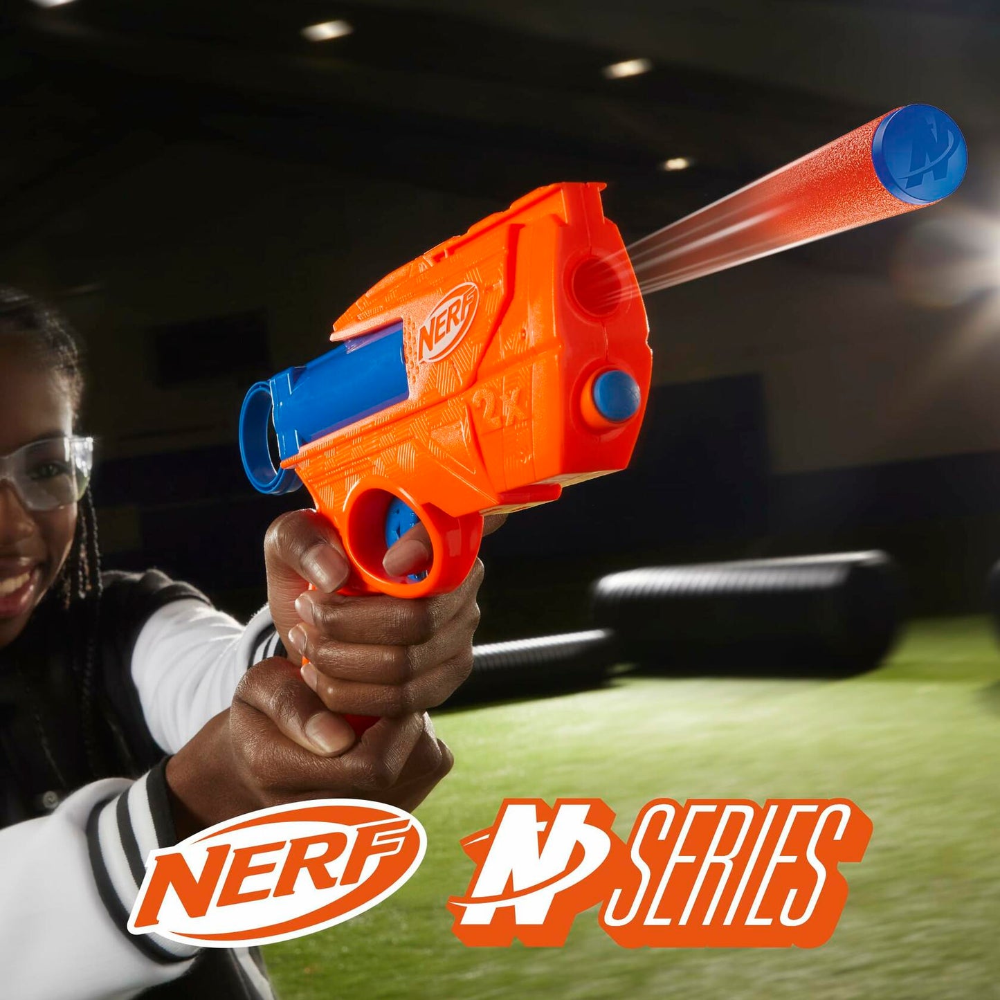 Nerf N Series Ward Blaster with 2 N1 Darts Kids Outdoor Game Ages 8+