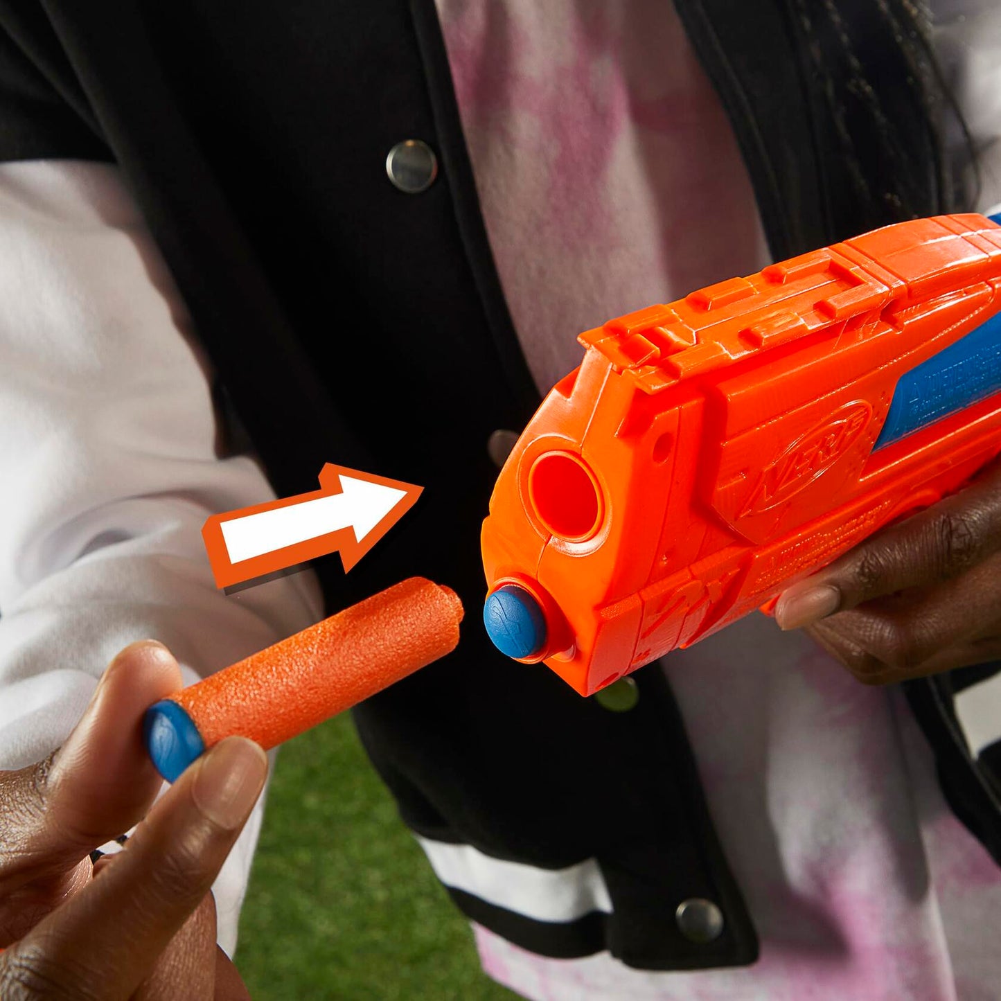 Nerf N Series Ward Blaster with 2 N1 Darts Kids Outdoor Game Ages 8+