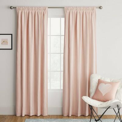 Room Essentials™ Heathered Pink Room Darkening Curtain Panel 42x84