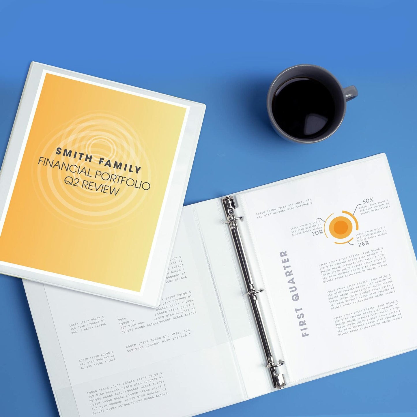 Avery Economy View 3 Ring Binder 1" Round Rings White (05760)