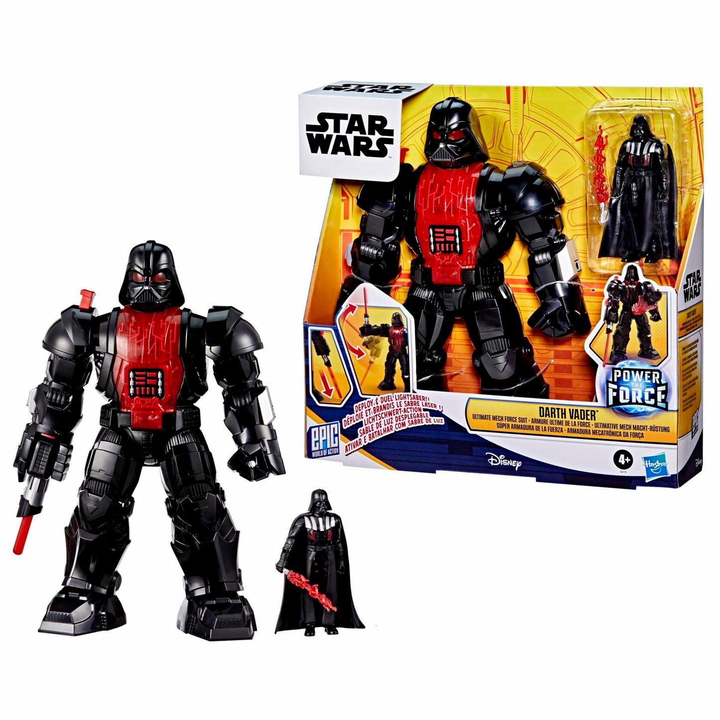 STAR WARS Darth Vader Ultimate Mech Force Suit 11in & 4in Figures