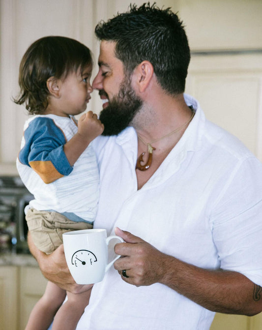 Pearhead #Dadlife Ceramic Mug 16oz Father's Day Gift Novelty Kitchen