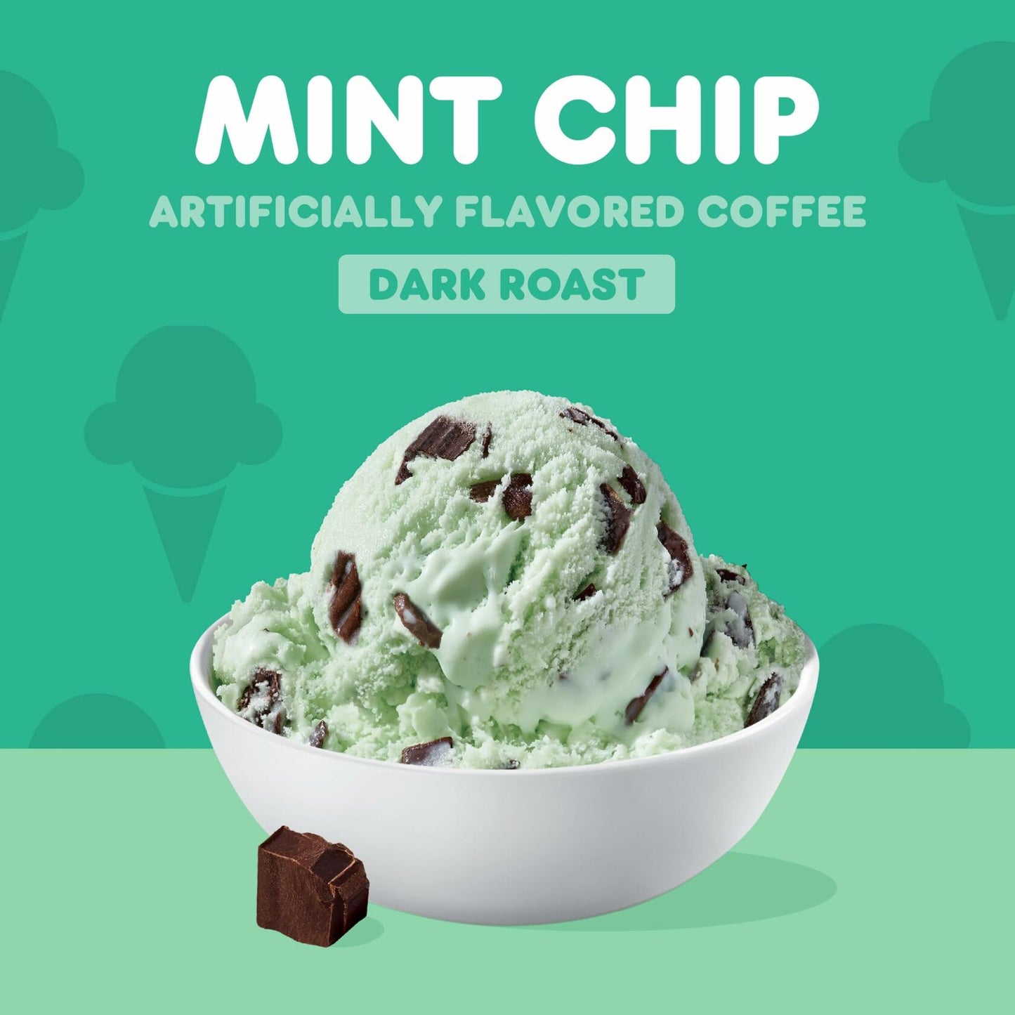 BestBy01/26 Dunkin’ Mint Chip Coffee K-Cup Pods 22 Count Dark Roast