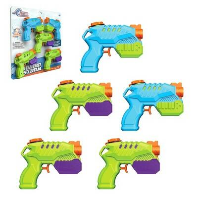 Tidal Storm Hydro Storm Water Blasters 5pk Plastic Kids 6+ Colorful