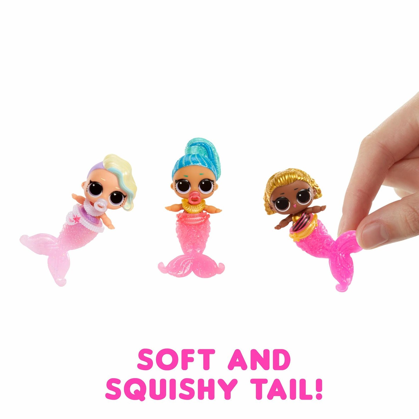 LOL Surprise Mermaids Baby Sisters Color Change Tail 8 Dolls Set
