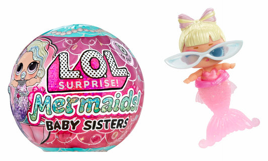 LOL Surprise Mermaids Baby Sisters Color Change Tail 8 Dolls Set