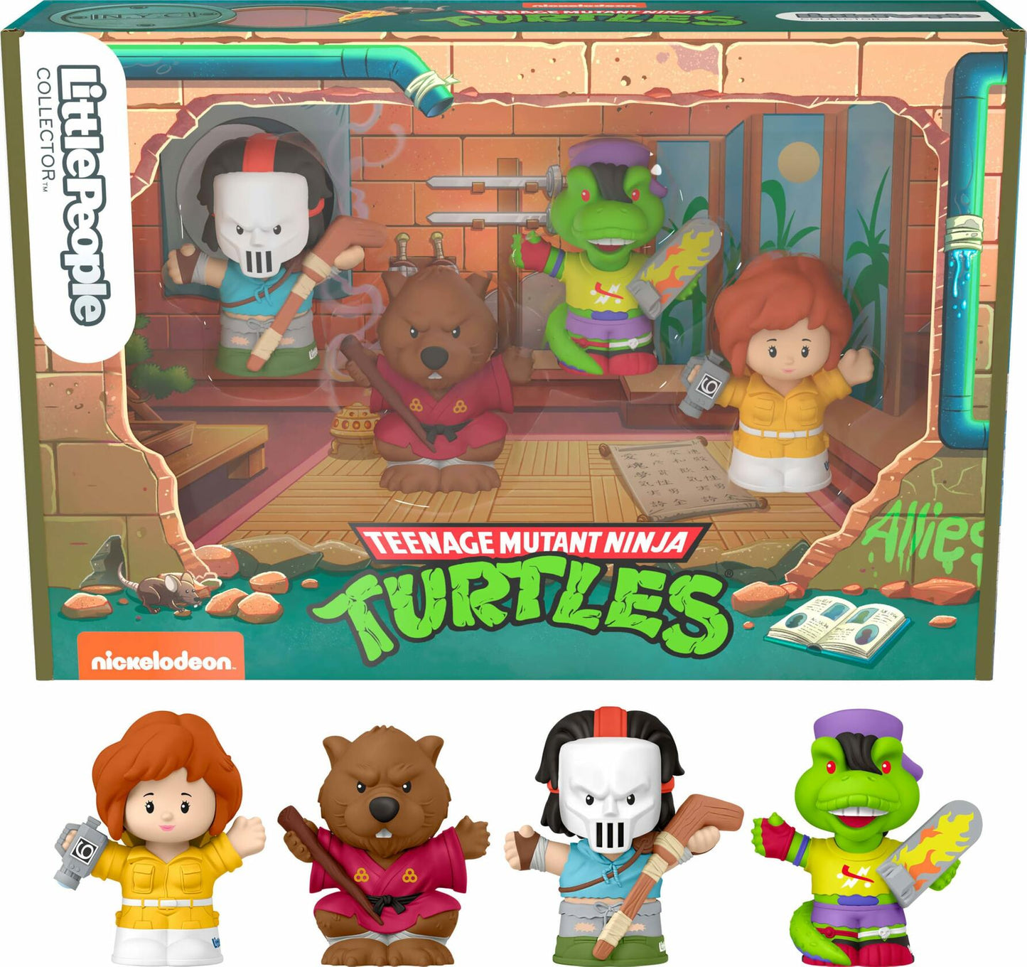 Little People COLLECTOR Teenage Mutant Ninja Turtles Allies Special Edition Blue