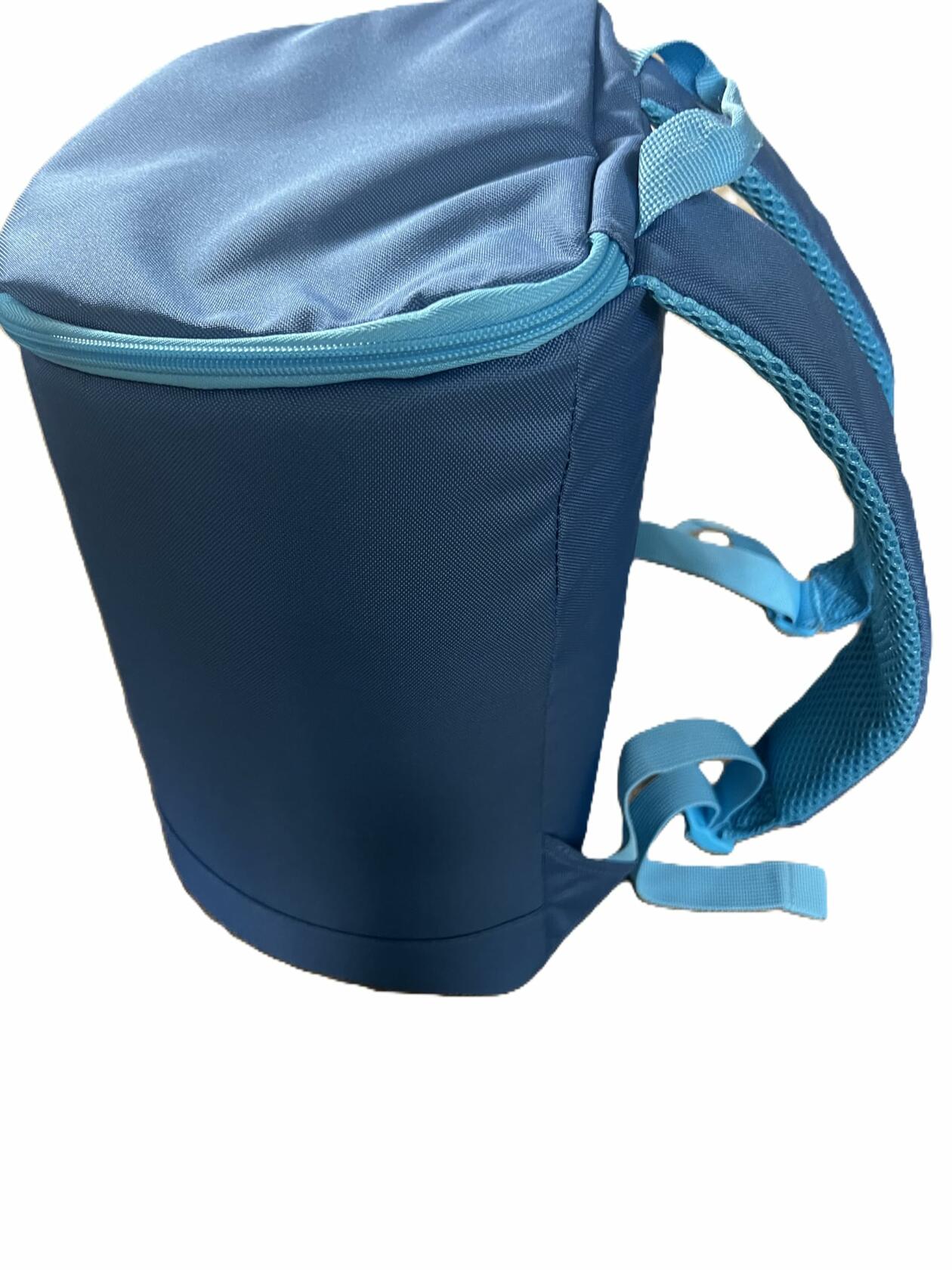 Sun Squad Insulated Backpack Cooler 7.5QT 15 Can Blue