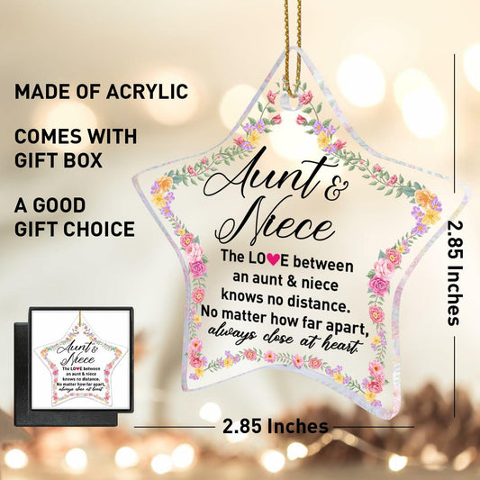 Auntie Christmas Ornament - Best Aunt Ever Gift Holiday Decoration