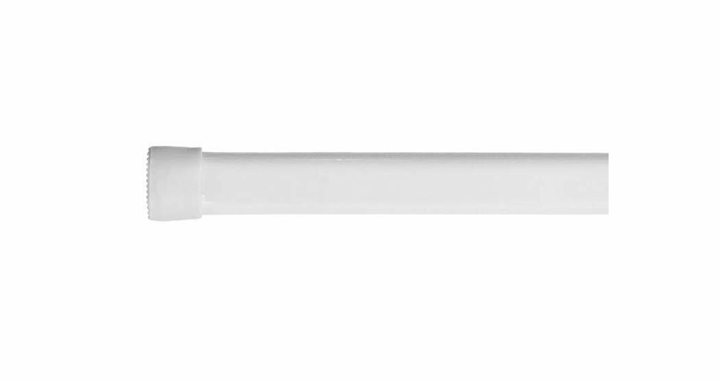 Room Essentials Oval Spring Tension Rod Set of 6 White Steel