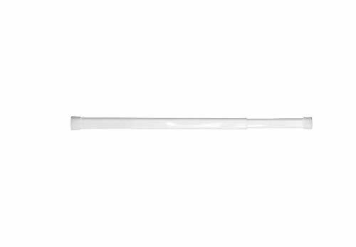 Room Essentials Oval Spring Tension Rod Set of 6 White Steel