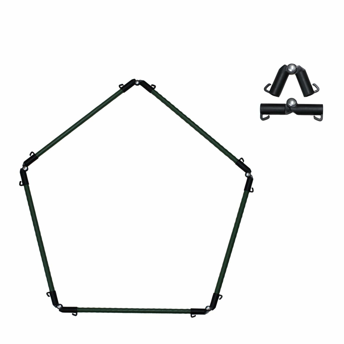 Huang Yunming 7pc Pentagonal Agile Speed Rings Portable Training Set