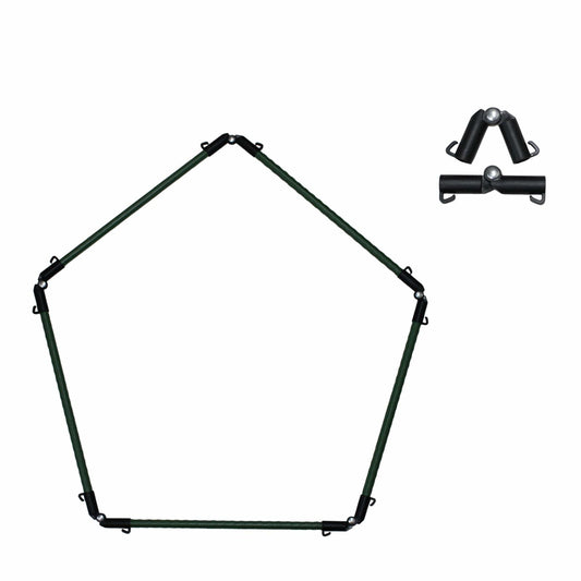 Huang Yunming 7pc Pentagonal Agile Speed Rings Portable Training Set