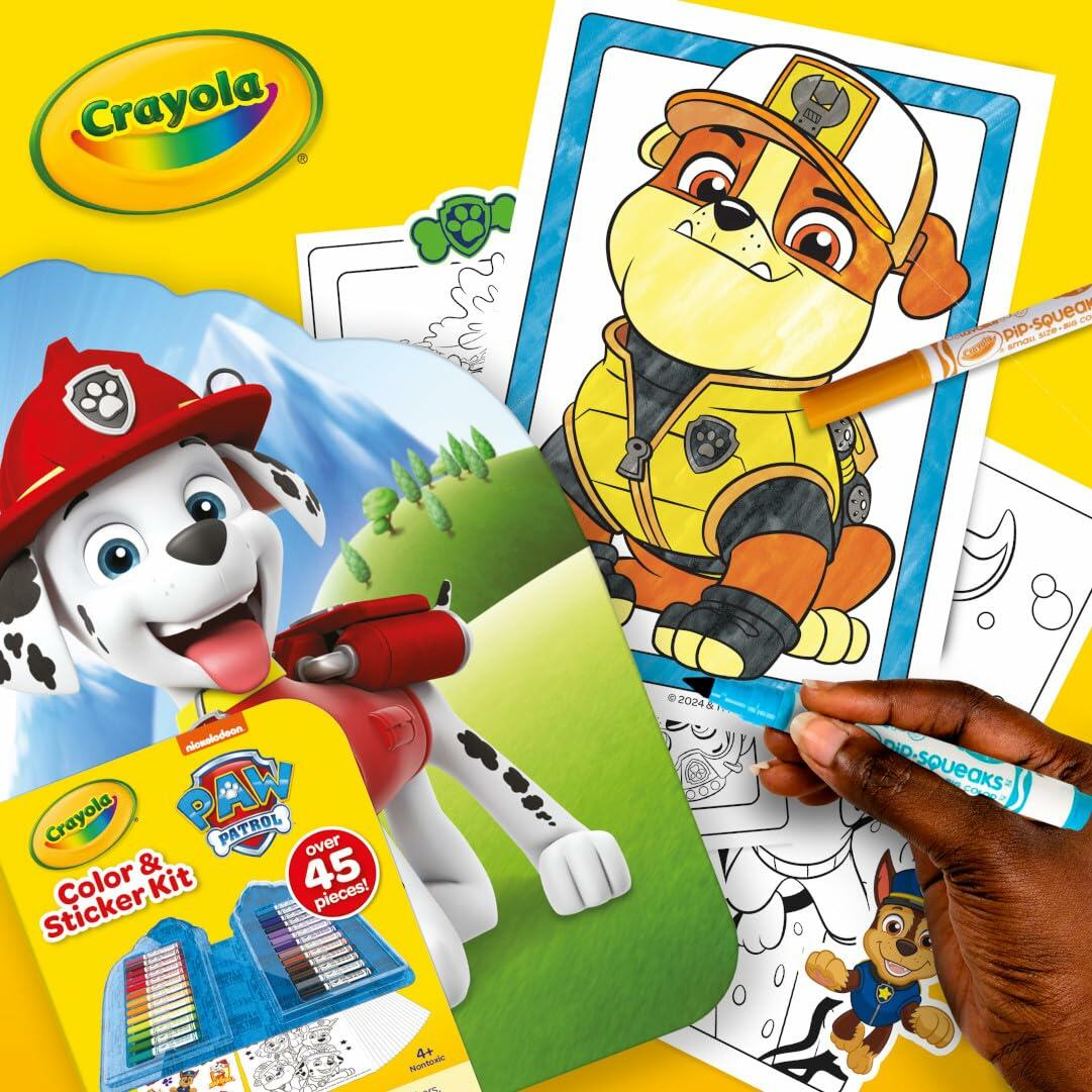 Crayola Paw Patrol Art Kit Creative Drawing and Coloring Set for Kids