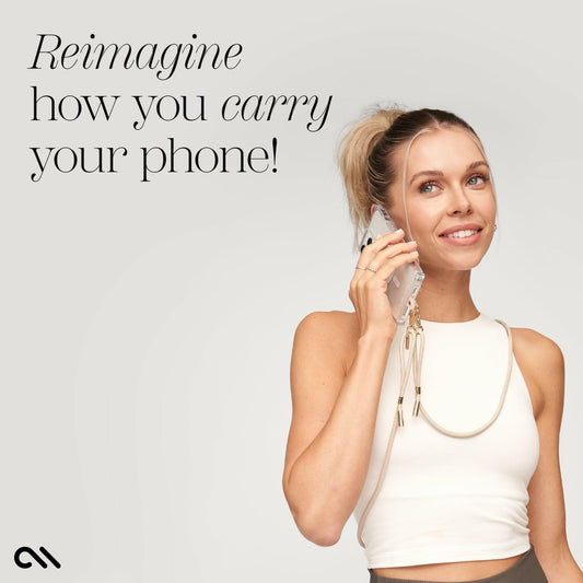 Case-Mate Crossbody Phone Lanyard Chain Hands-Free Strap Gold