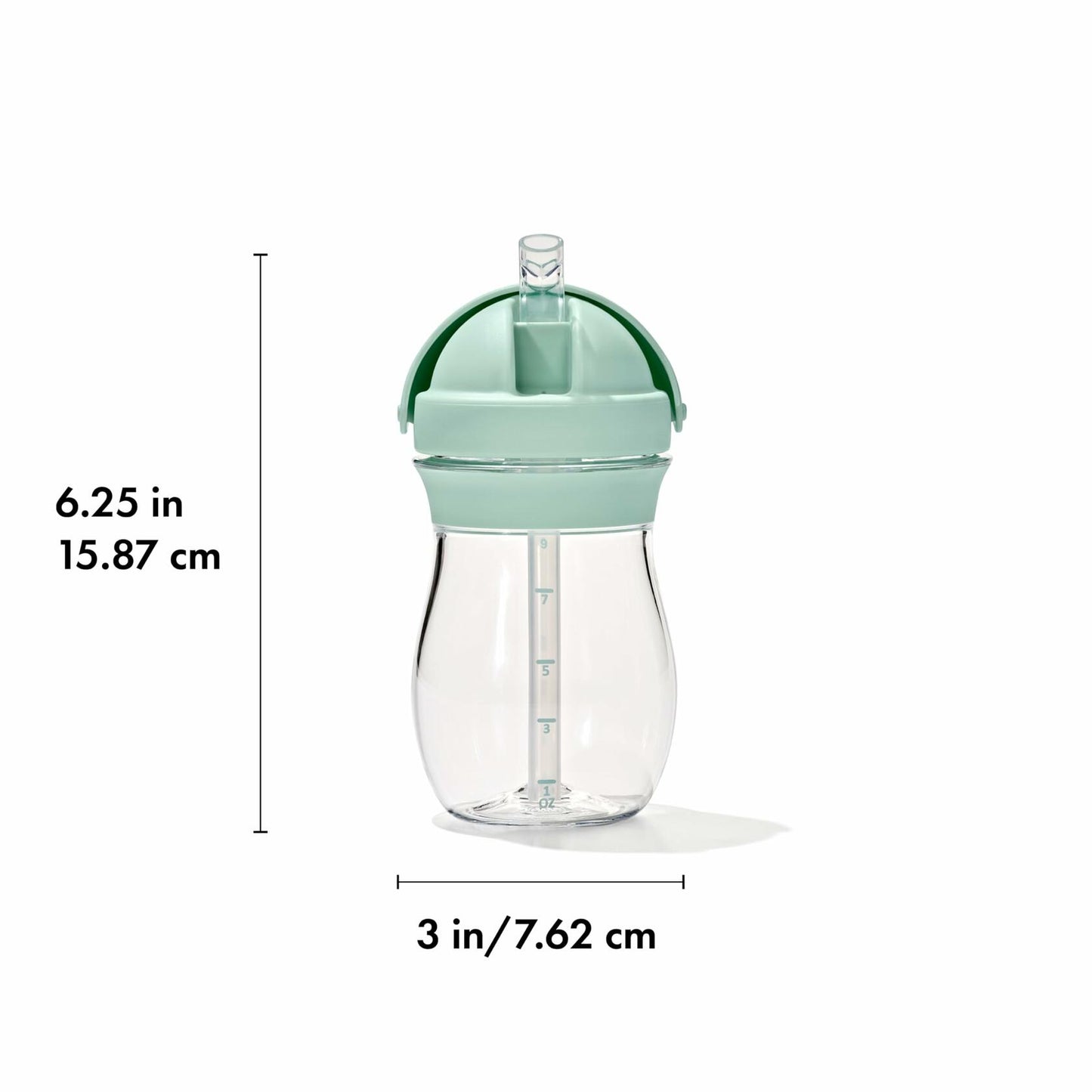 OXO Tot Transitions Straw Cup 9oz Opal Spill-Proof Toddler Cup