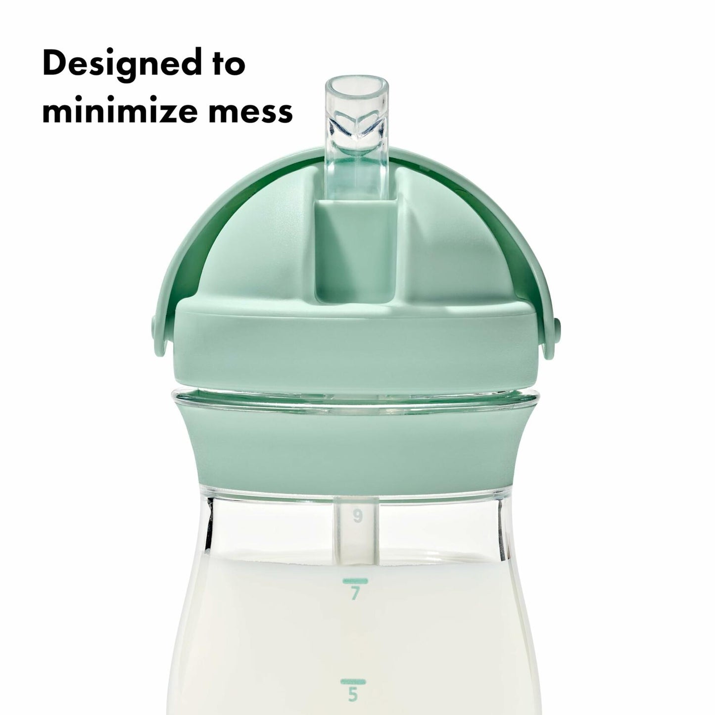OXO Tot Transitions Straw Cup 9oz Opal Spill-Proof Toddler Cup