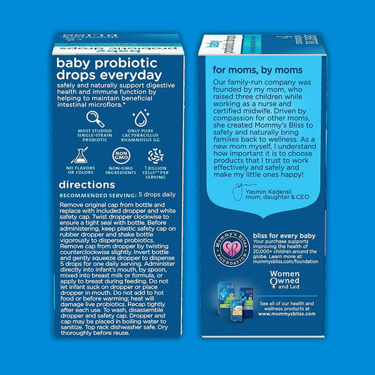 BestBy06/26 Mommy's Bliss Baby Probiotic Everyday 0.34oz 45 Servings