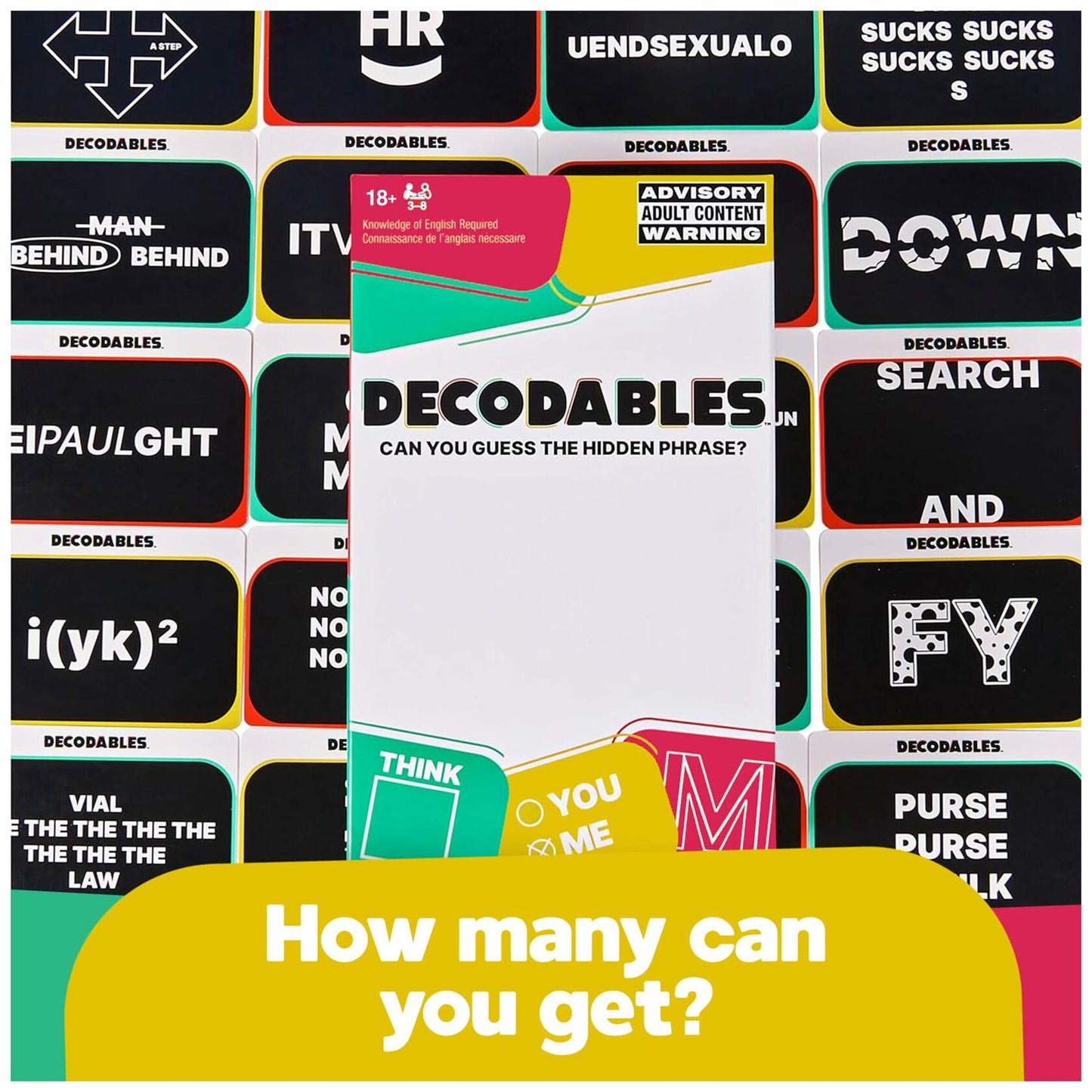 Spin Master Decodables Adult Party Card Game Bachelorette 3-8 Players 18+