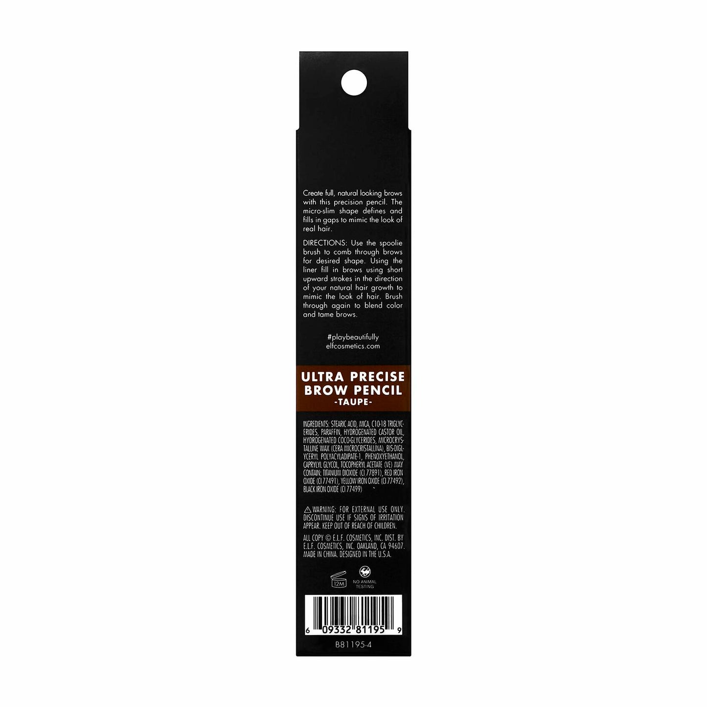 e.l.f. Precise Brow Pencil 0.05g by e.l.f. Cosmetics Micro-Slim Define