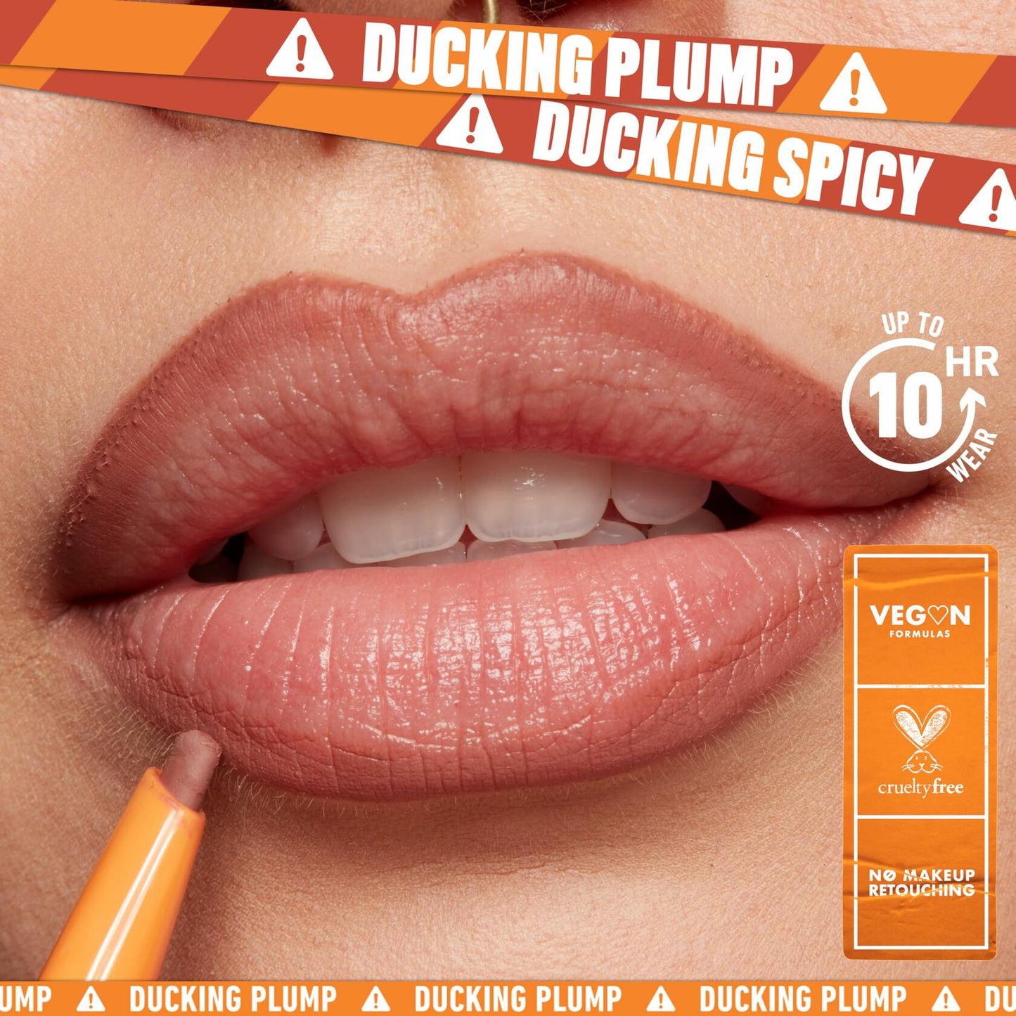 NYX Professional Makeup Duck Plump Plumping Lip Liner Matte Swollen Spice