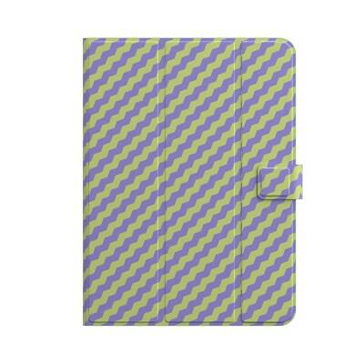 GEMS Kids Zig Zag Universal Tablet Case Purple Green Fits up to 11"