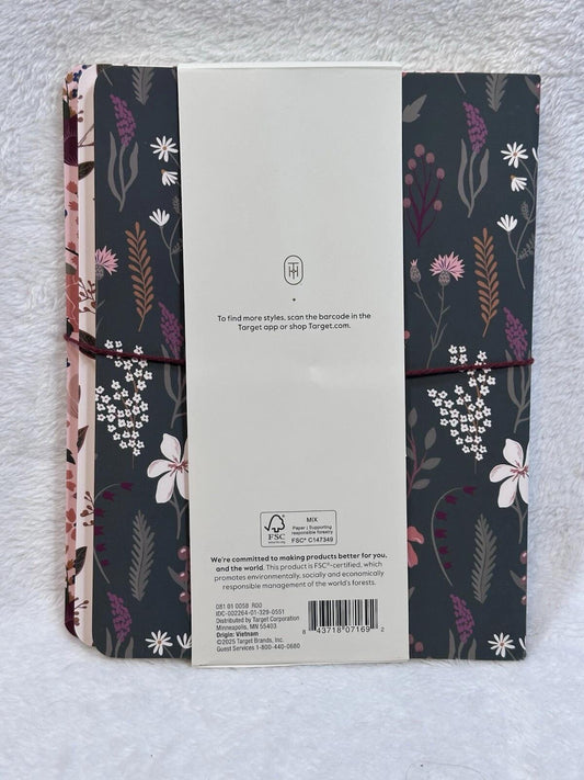 Threshold 3pk Ruled Journals Soft Cover Sewn Binding 6x8 Multicolor