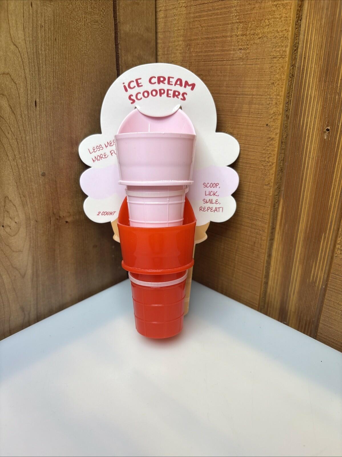 Target Bullseye Playground Ice Cream Scoop Holders 2pcs