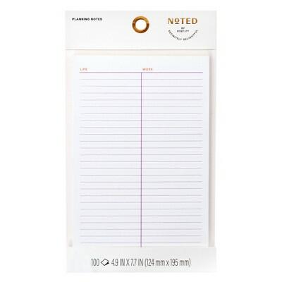 Post-it Work/Life Planning Sticky Notepad 100 Sheets