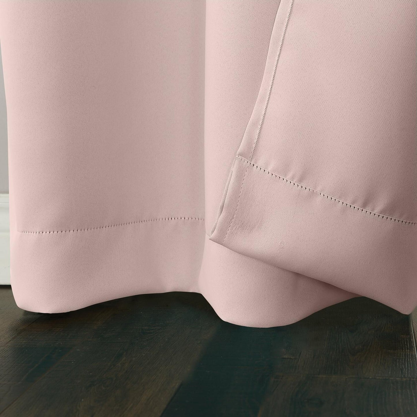 Sun Zero Easton Energy Saving Blackout Grommet Curtain Panel 40x63 Blush Pink