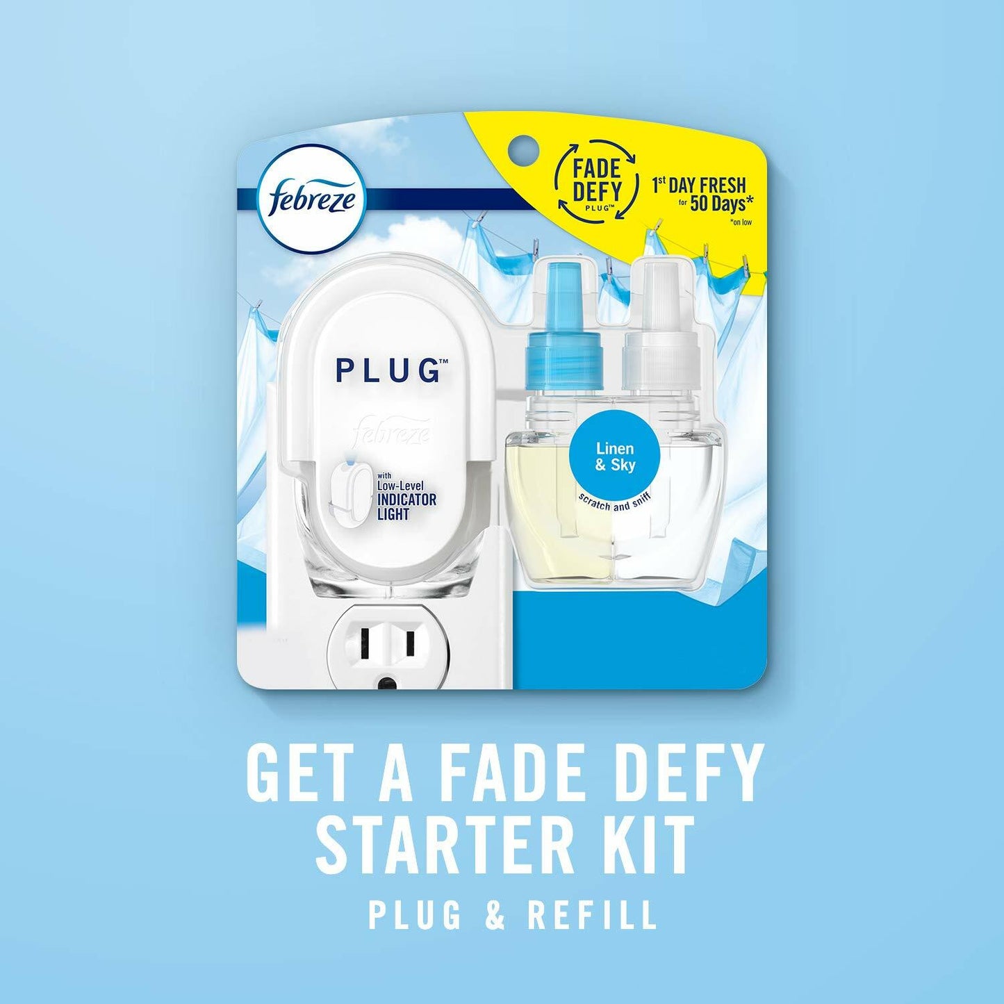 Febreze Plug Dual Refill Southern Lilac Mornings Scent 0.87fl oz 2 Pack Beige