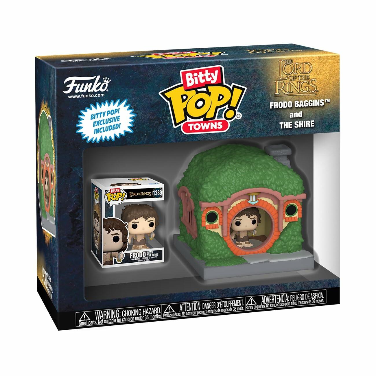 Funko Pop Bitty Town Lord of the Rings Frodo Baggins and The Shire