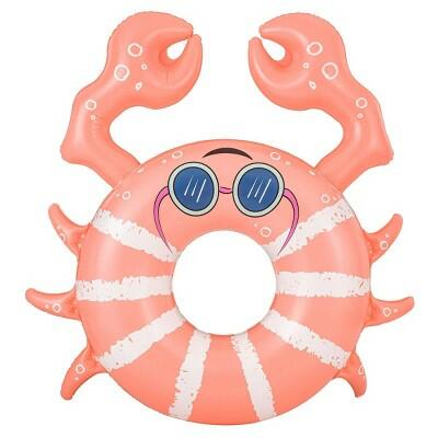 Sun Squad Crab Swim Tube PVC Material 154 lbs Capacity Float