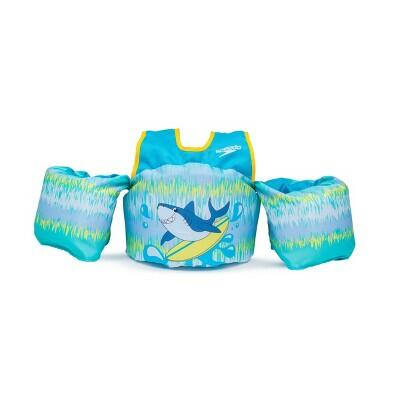 Speedo Splash Jammer Polyethylene Life Vest Child 33-55 lbs Blue/Yellow