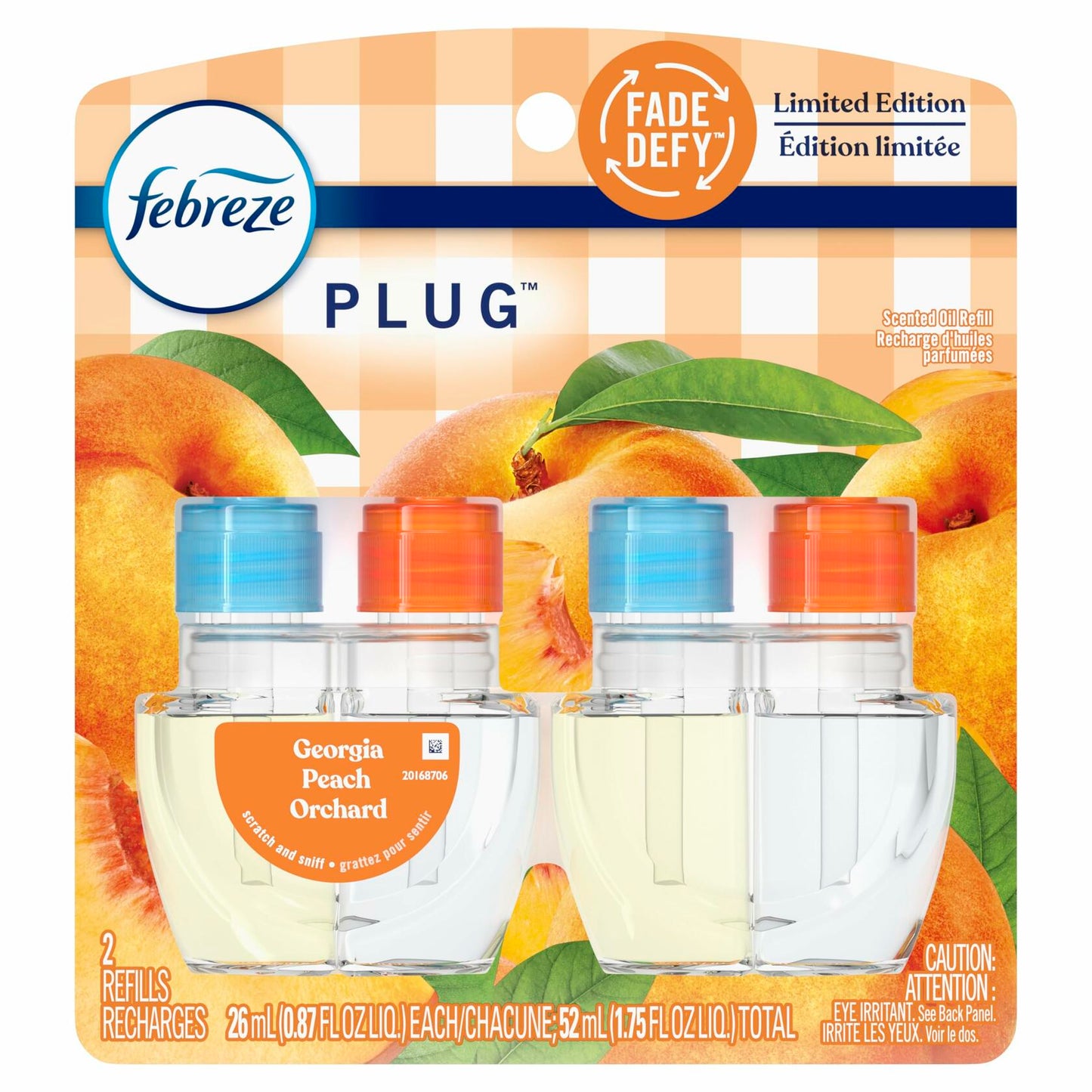 Febreze Plug Dual Refill Southern Lilac Mornings Scent 0.87fl oz 2 Pack Beige