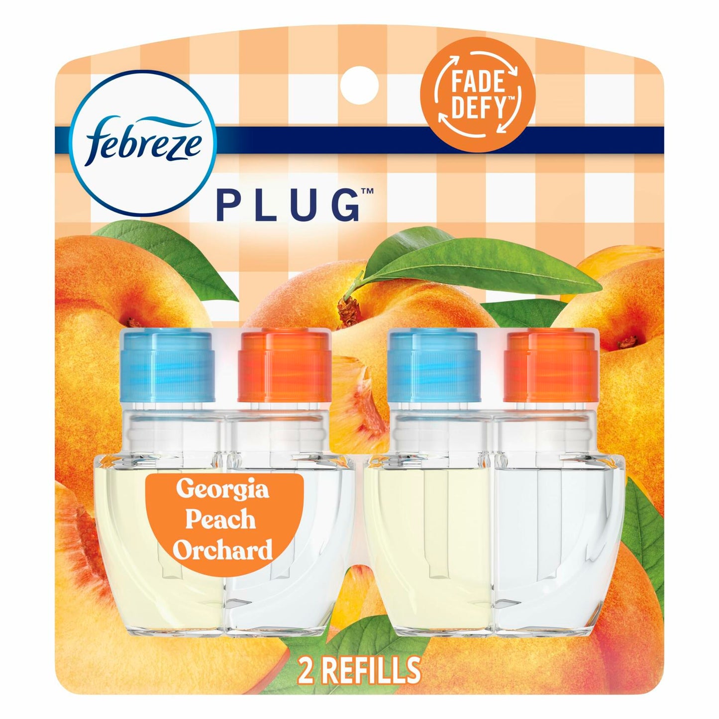 Febreze Plug Dual Refill Southern Lilac Mornings Scent 0.87fl oz 2 Pack Beige