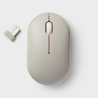 heyday Bluetooth Compact Mouse Gray Ergonomic Scroll Wheel Windows macOS
