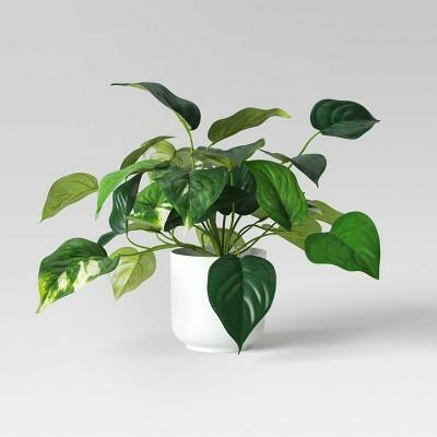 Room Essentials™ Pothos Artificial Plant in White Pot Indoor Decor