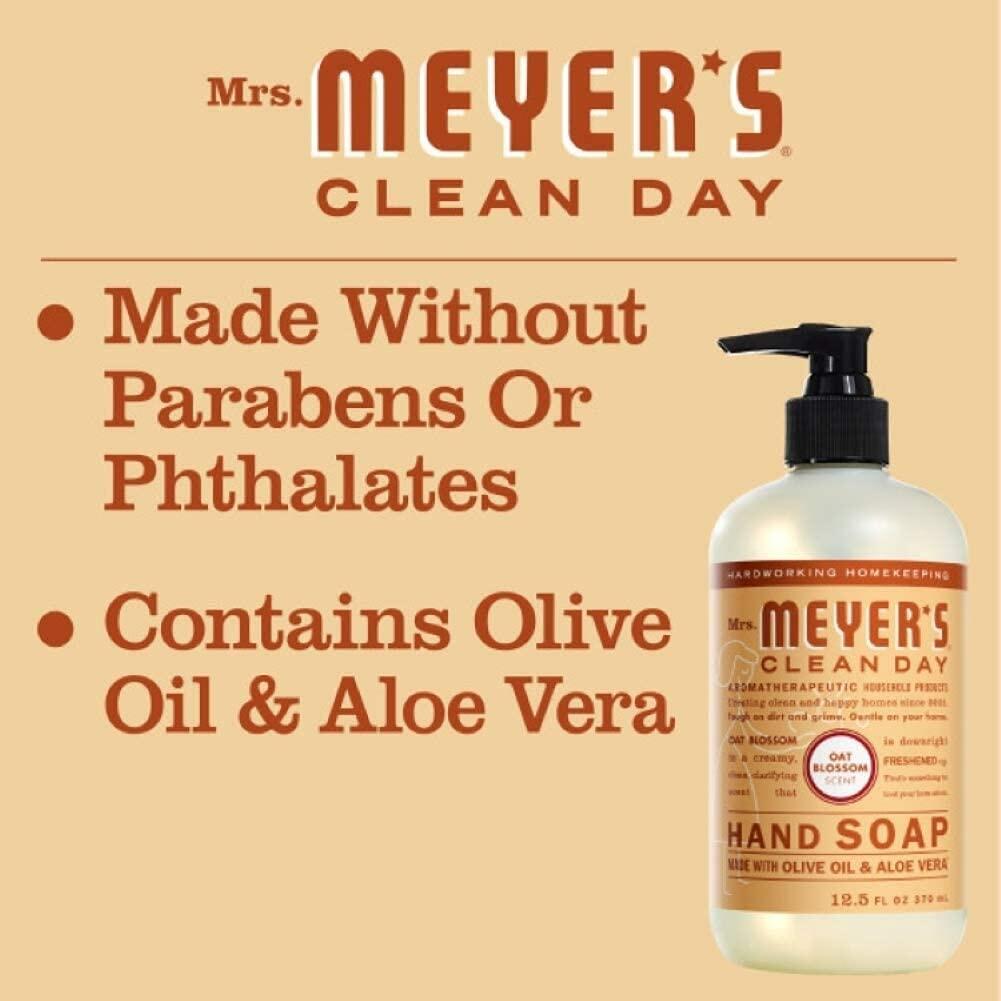 MRS. MEYER'S CLEAN DAY Hand Soap Oat Blossom Biodegradable 12.5 fl oz