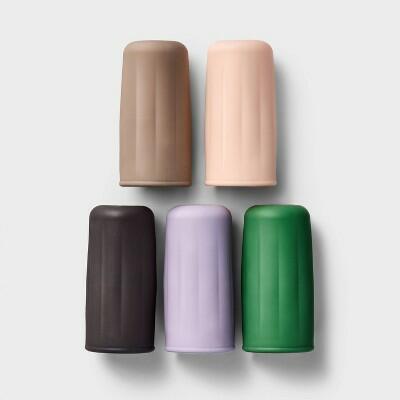 Open Story Silicone Bottle Caps Multicolored Travel Luggage Accessories
