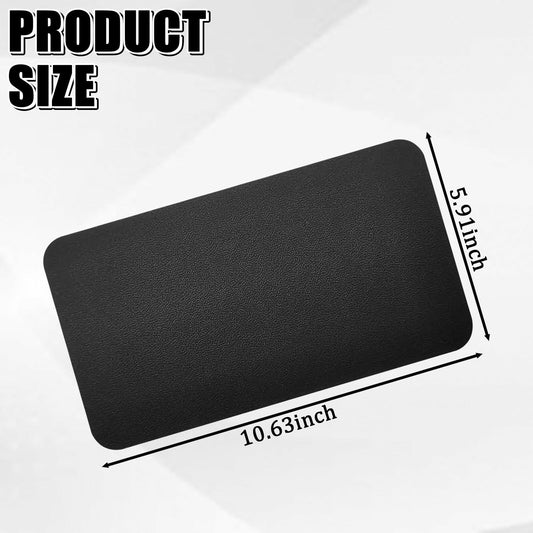 Tobenbone Car Dashboard Anti-Slip Rubber Mat 10.6x5.9 Black Grid