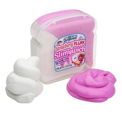 Cra-Z-Slimy Strawberry Fluff Slimywich Scented Butter and Glossy Slime